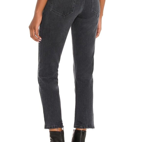 AGOLDE Riley High Rise Straight Leg Crop Jeans - Picture 4 of 9